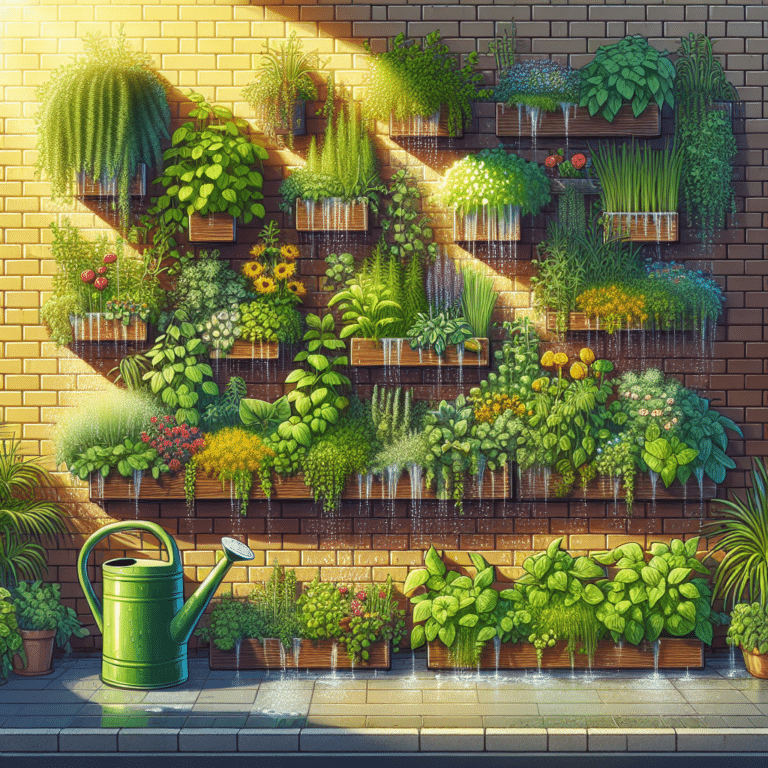 The Crucial Role of Regular Watering in the Success of Vertical Gardens