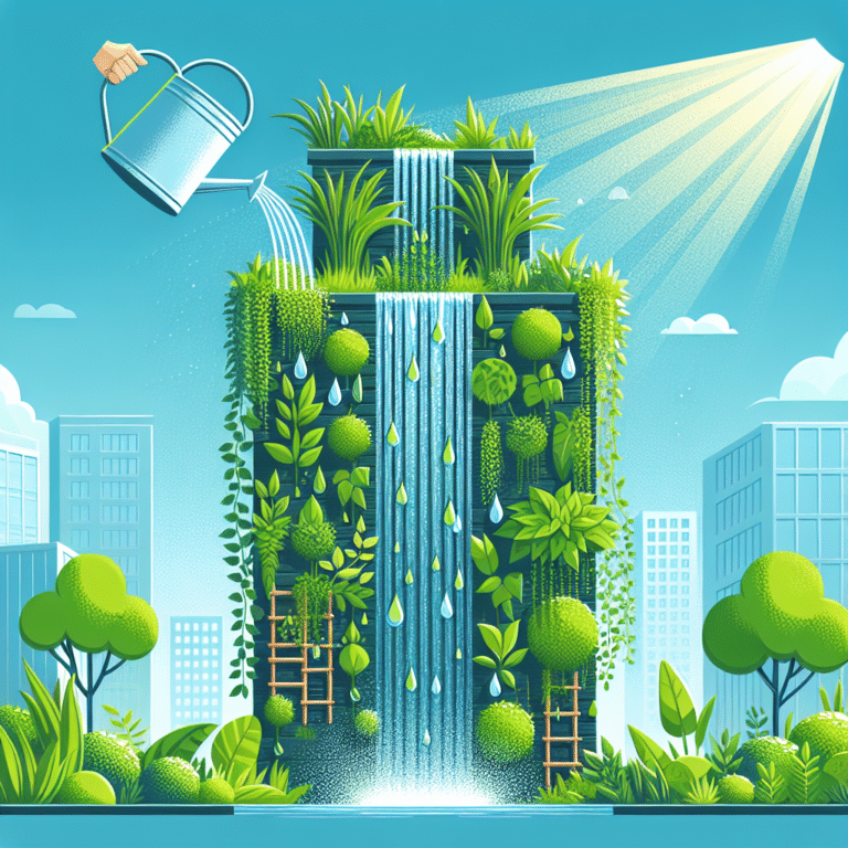 The Crucial Role of Regular Watering in the Success of Vertical Gardens