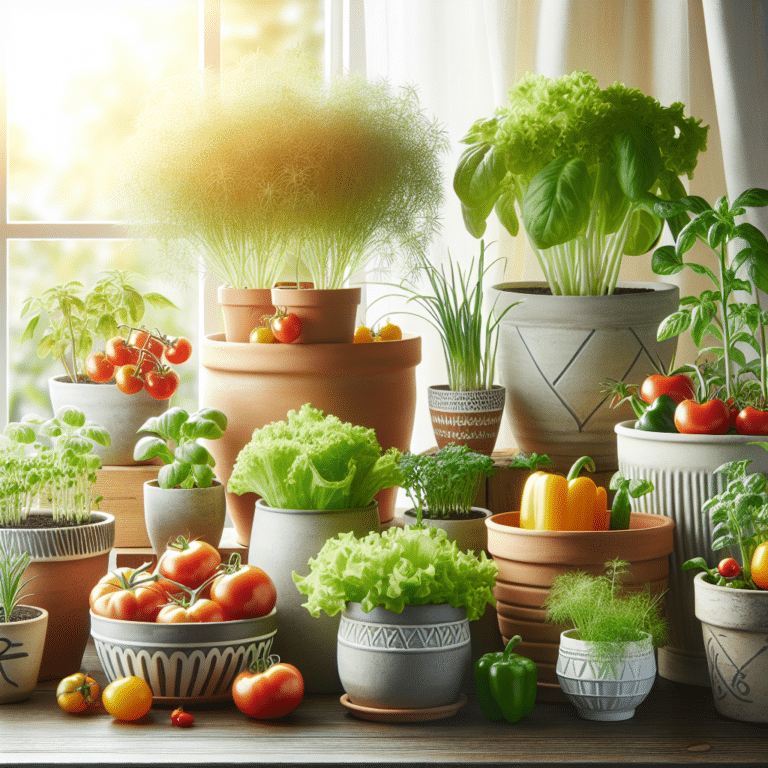 Vegetables for Indoor Container Gardening