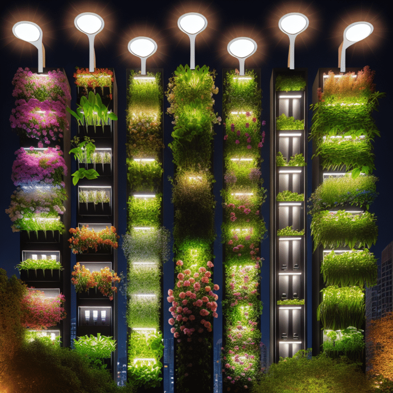 Lighting Solutions for Vertical Gardens