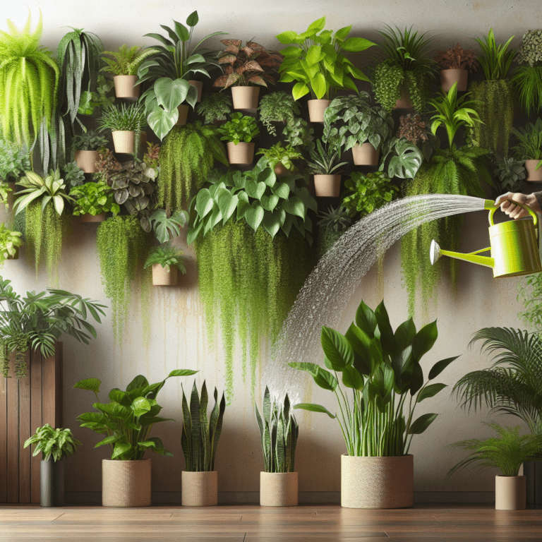 Ensure Lush Indoor Vertical Gardens with the Right Watering Schedule