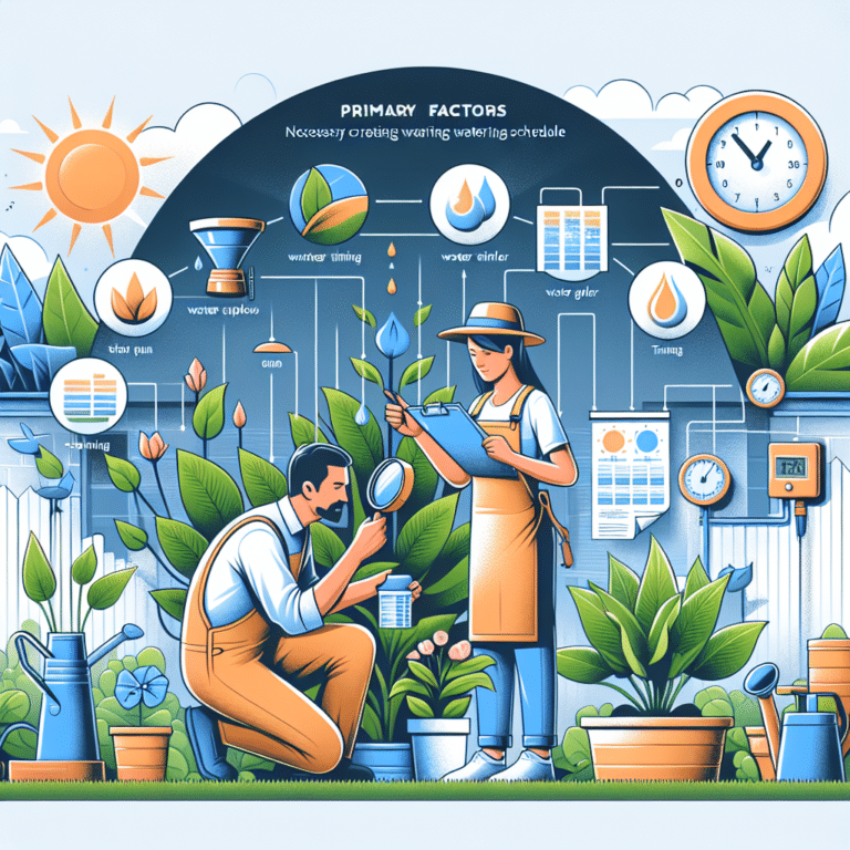 Gardener's Guide: Important Considerations when Creating Watering Schedules