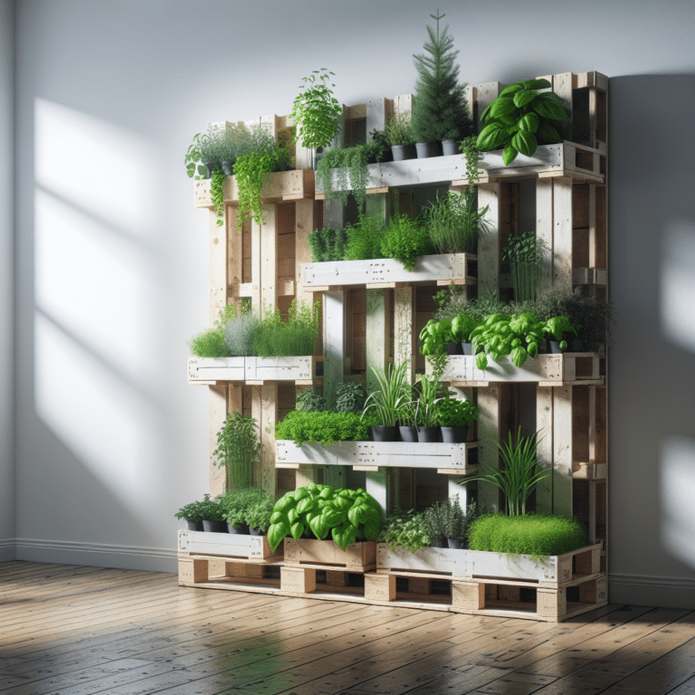 Indoor Pallet Garden DIY