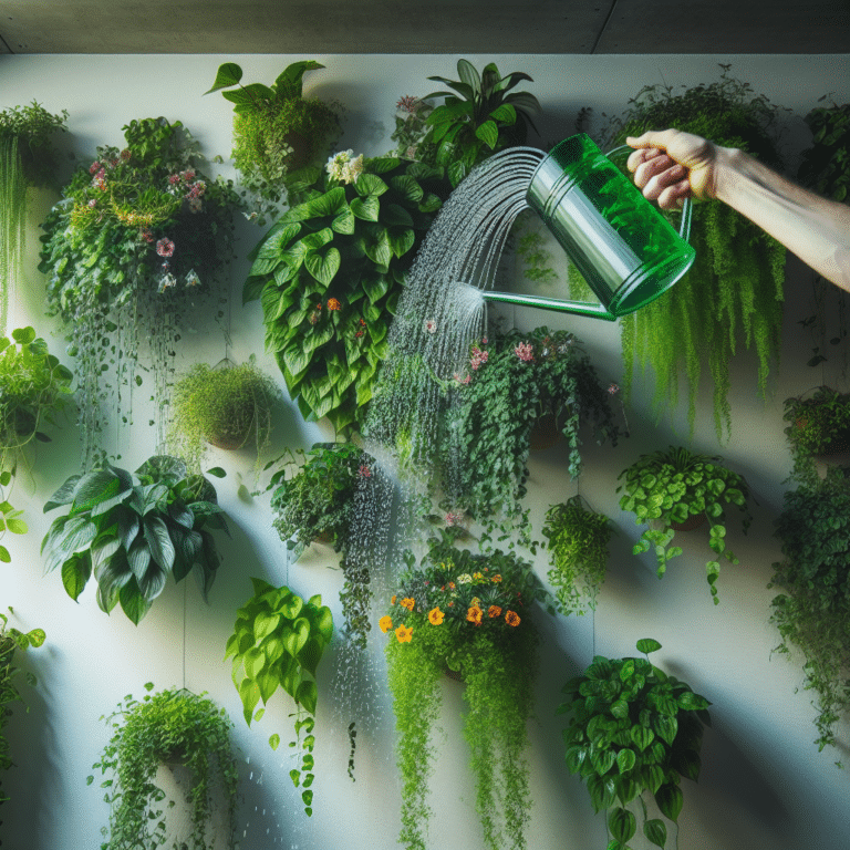 Effective Watering Practices for a Flourishing Indoor Vertical Garden