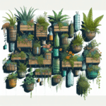 Upcycled Materials for Vertical Gardens