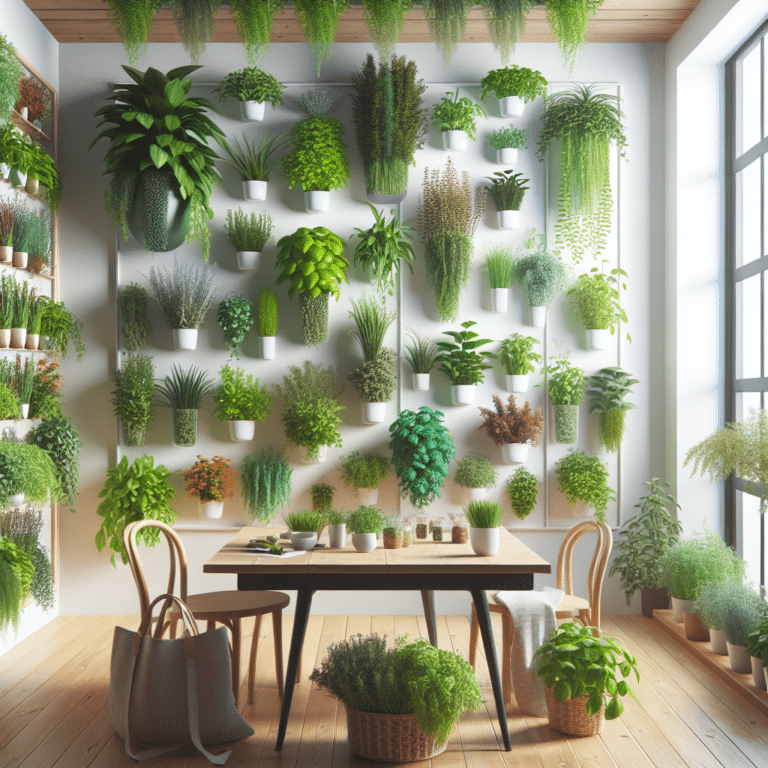 Herbs for Indoor Vertical Gardens