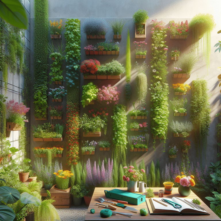 Small Space Vertical Garden Setup