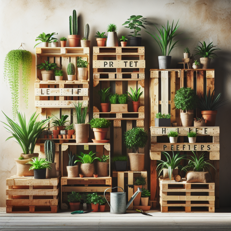 Indoor Pallet Garden DIY