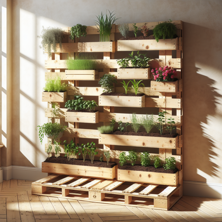 Indoor Pallet Garden DIY