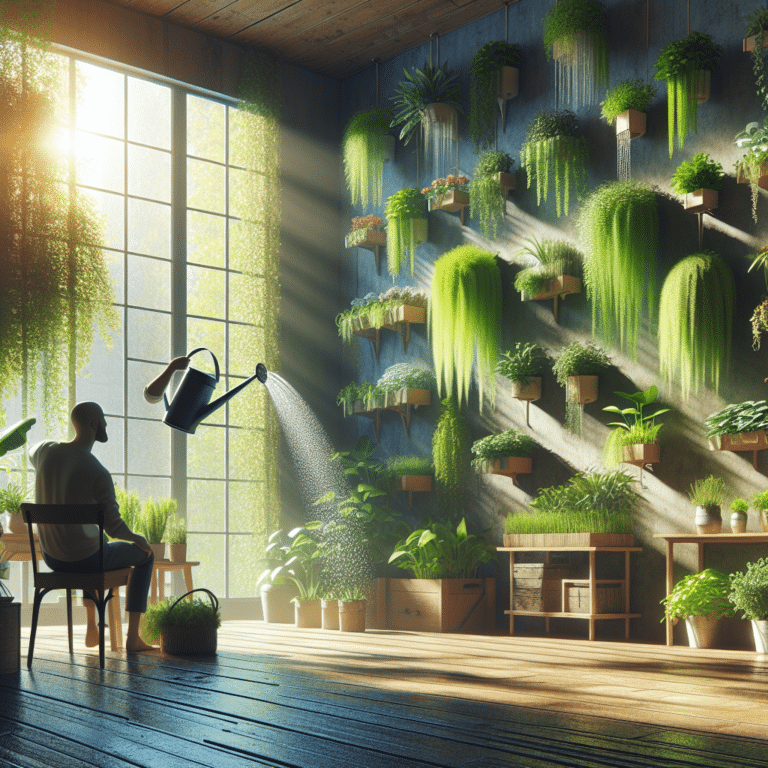 Watering Tips for Indoor Vertical Gardens